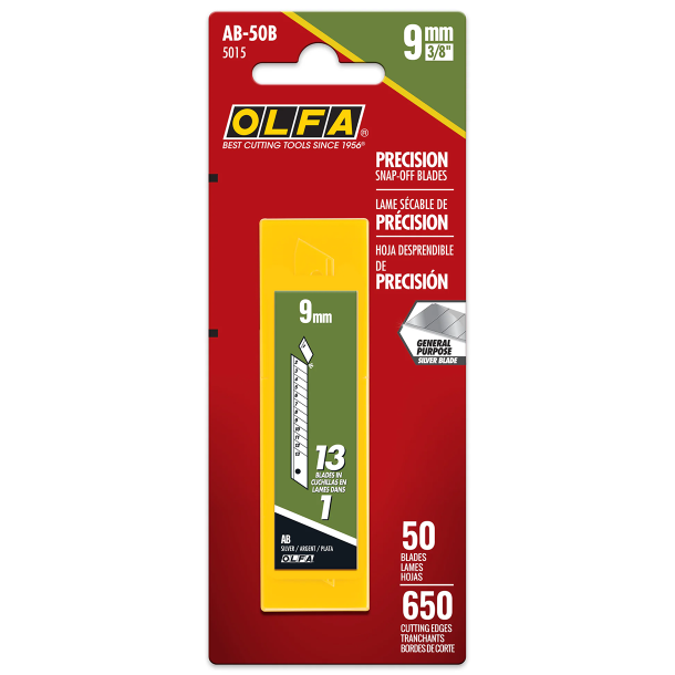OLFA 9 mm s�lv br�k-af blade