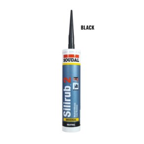 Sealant SILIRUB2 � silikone fugemasse � sort