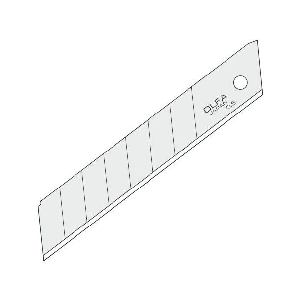 OLFA� 25 mm Silver snap-off blade