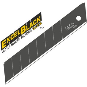 OLFA� 18 mm Excel Black� snap-off blade � ultra skarp