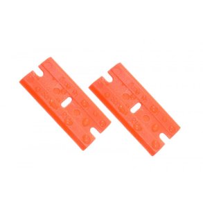 Scraperite-blade � ORANGE - 100 stk.